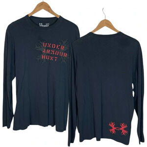 LS215 Men’s Under Armour Heat Gear HUNT Charged Cotton T Shirt L